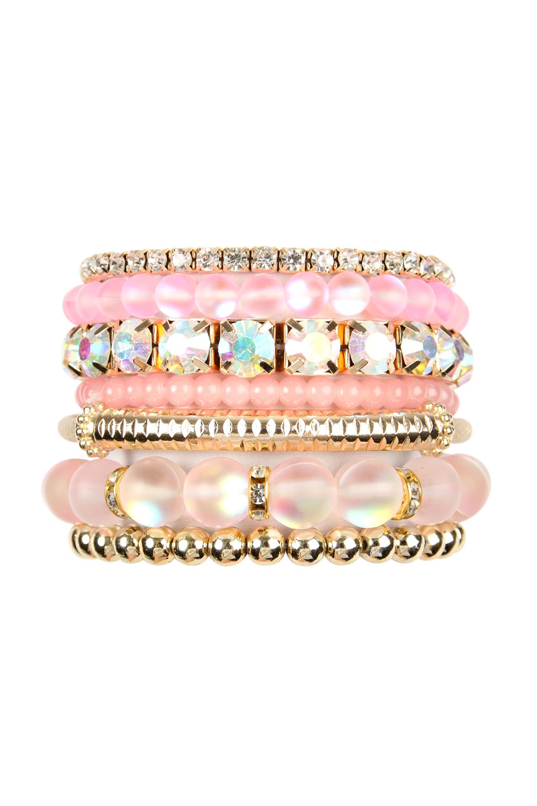 Mermaid Glass Stretch Bracelet - LOLA LUXE