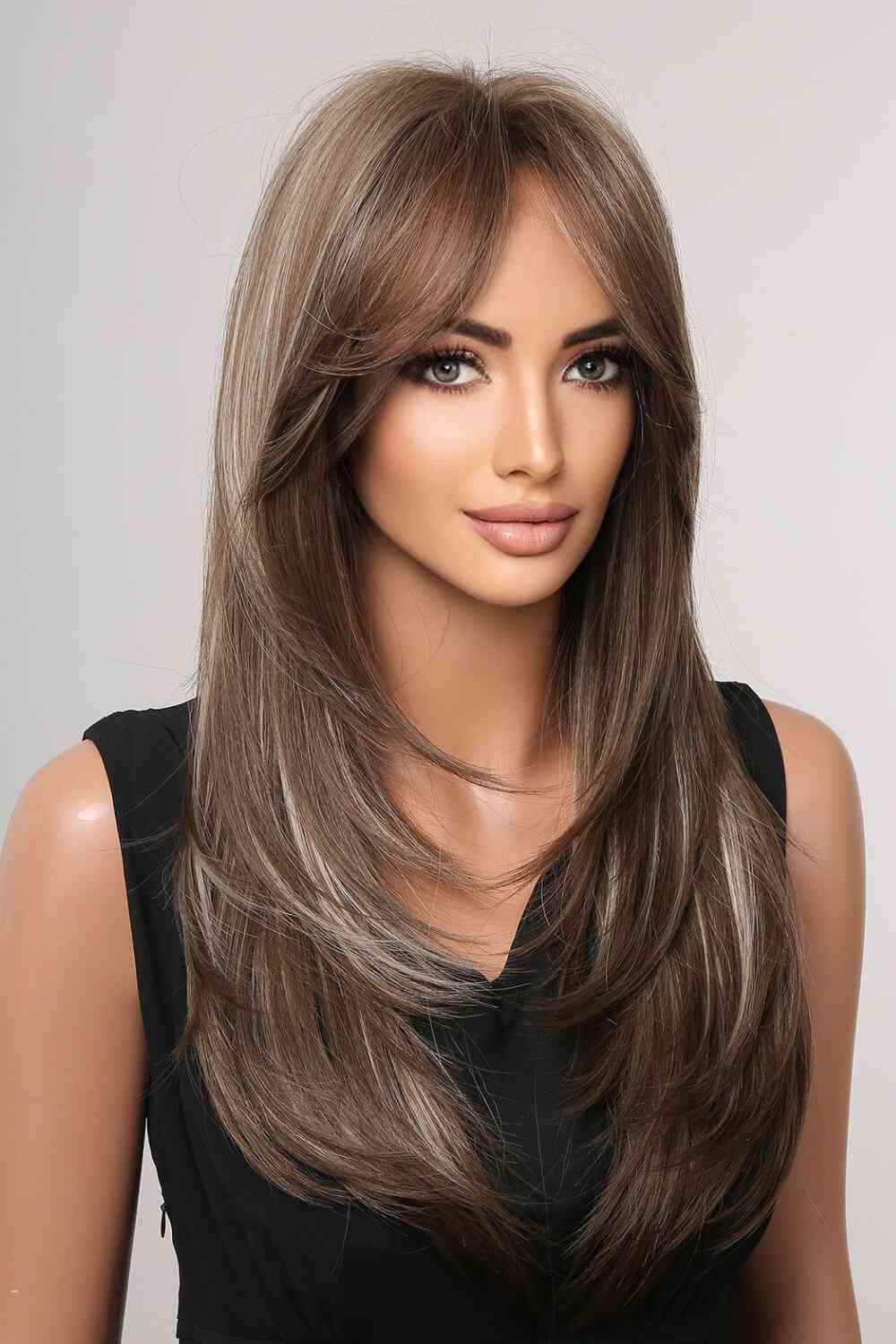 13*1" Full-Machine Wigs Synthetic Long Straight 22" - lolaluxeshop