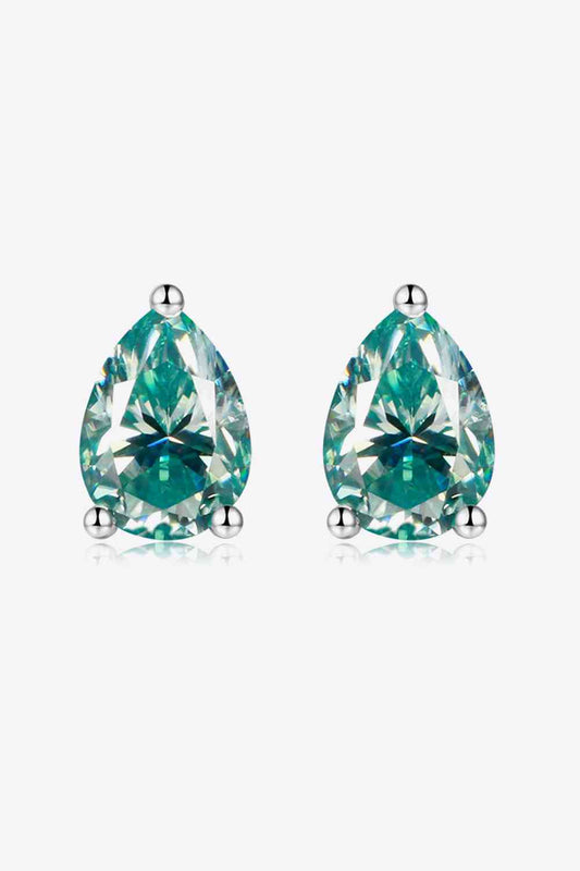 2 Carat Moissanite Teardrop Earrings - lolaluxeshop