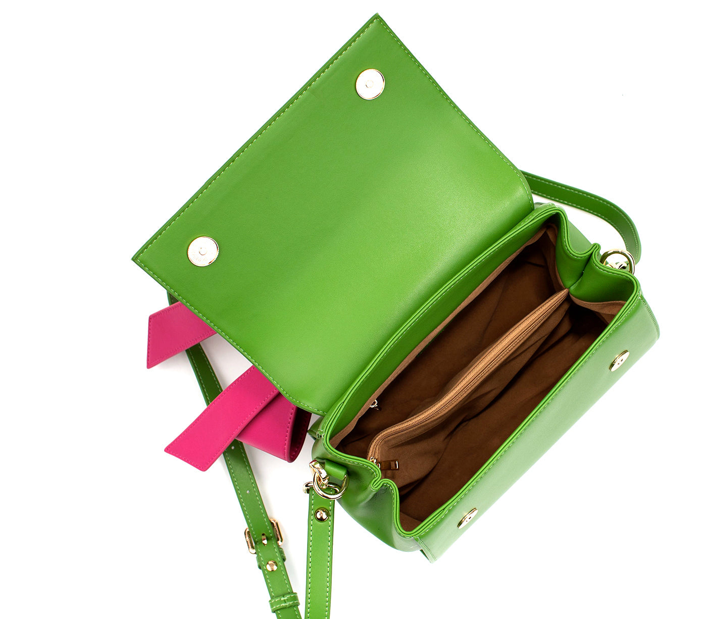 Cottontail - Neon Green Vegan Leather Bag - lolaluxeshop