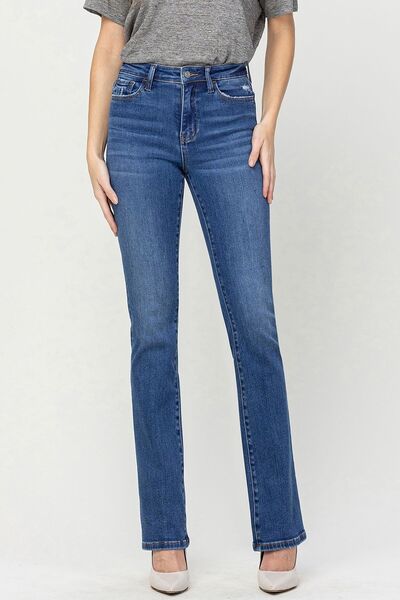 Vervet by Flying Monkey High Waist Bootcut Jeans - lolaluxeshop