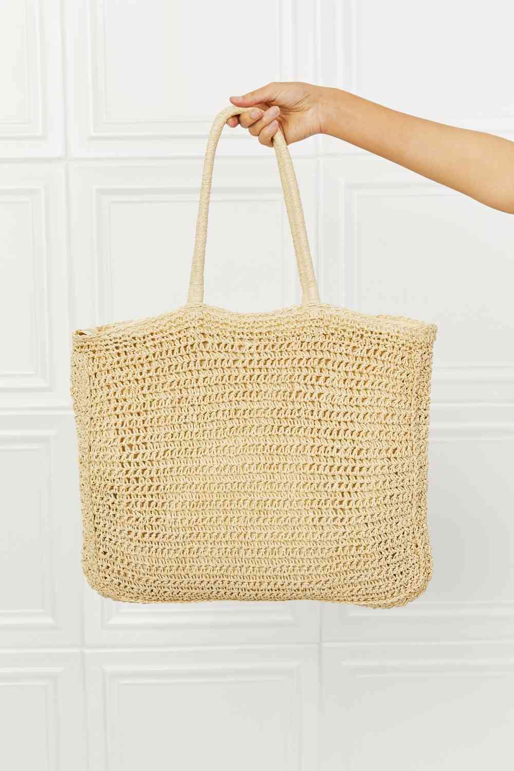 Fame Off The Coast Straw Tote Bag - lolaluxeshop