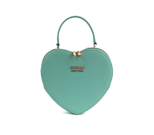 Sweetheart - Tiffany Blue Vegan Crossbody Bag - lolaluxeshop