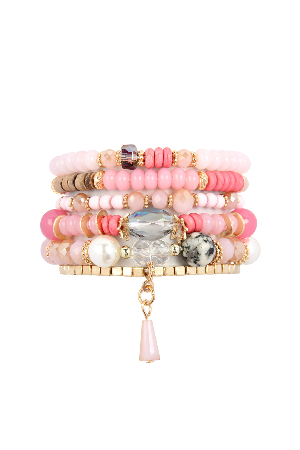 Hdb2200 - Stone Beads Stackable Bracelet - lolaluxeshop