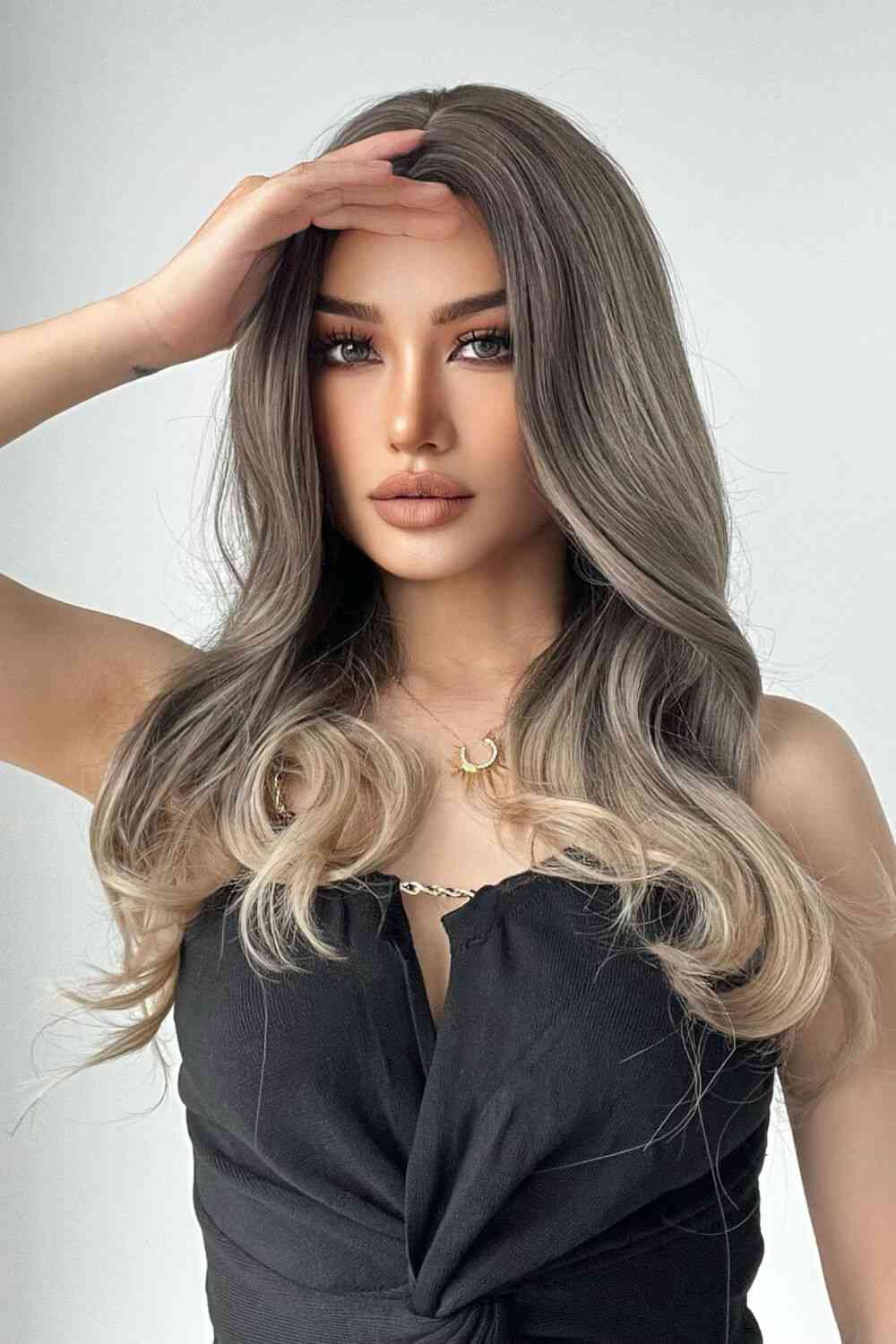 13*1" Full-Machine Wigs Synthetic Long Straight 24" - lolaluxeshop