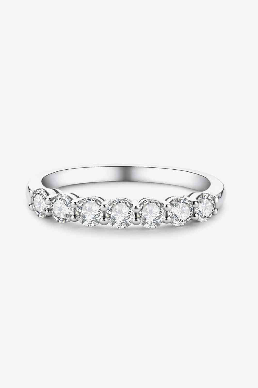 Can't Stop Your Shine Moissanite Platinum-Plated Ring - lolaluxeshop