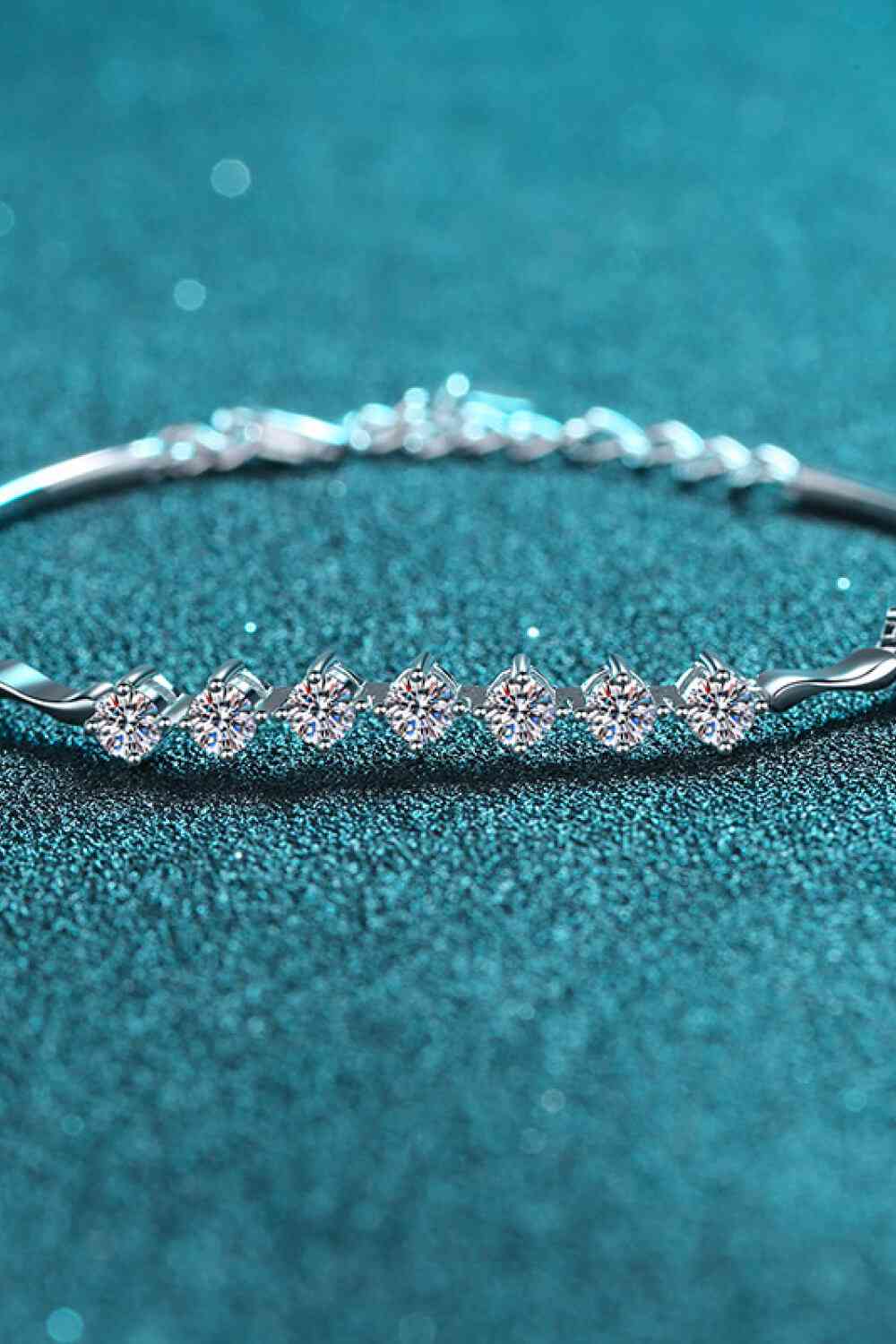 Moissanite 925 Sterling Silver Bracelet - lolaluxeshop