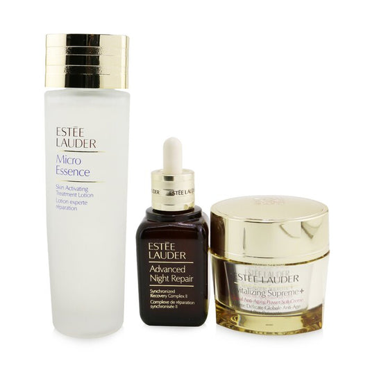 ESTEE LAUDER - Advanced Night Repair Essentials Set: Advanced Night Repair 50ml+ Micro Essence 150ml+ Revitalizing Supreme+ Crem - LOLA LUXE