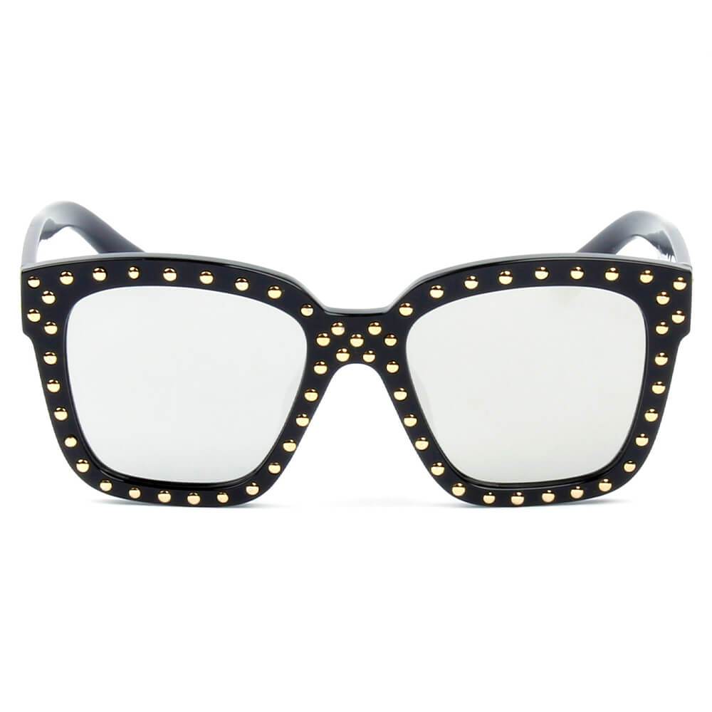 EPPING | Hipster Marquee Lights Square Frame Sunglasses - lolaluxeshop