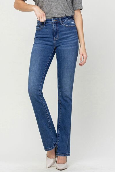 Vervet by Flying Monkey High Waist Bootcut Jeans - lolaluxeshop