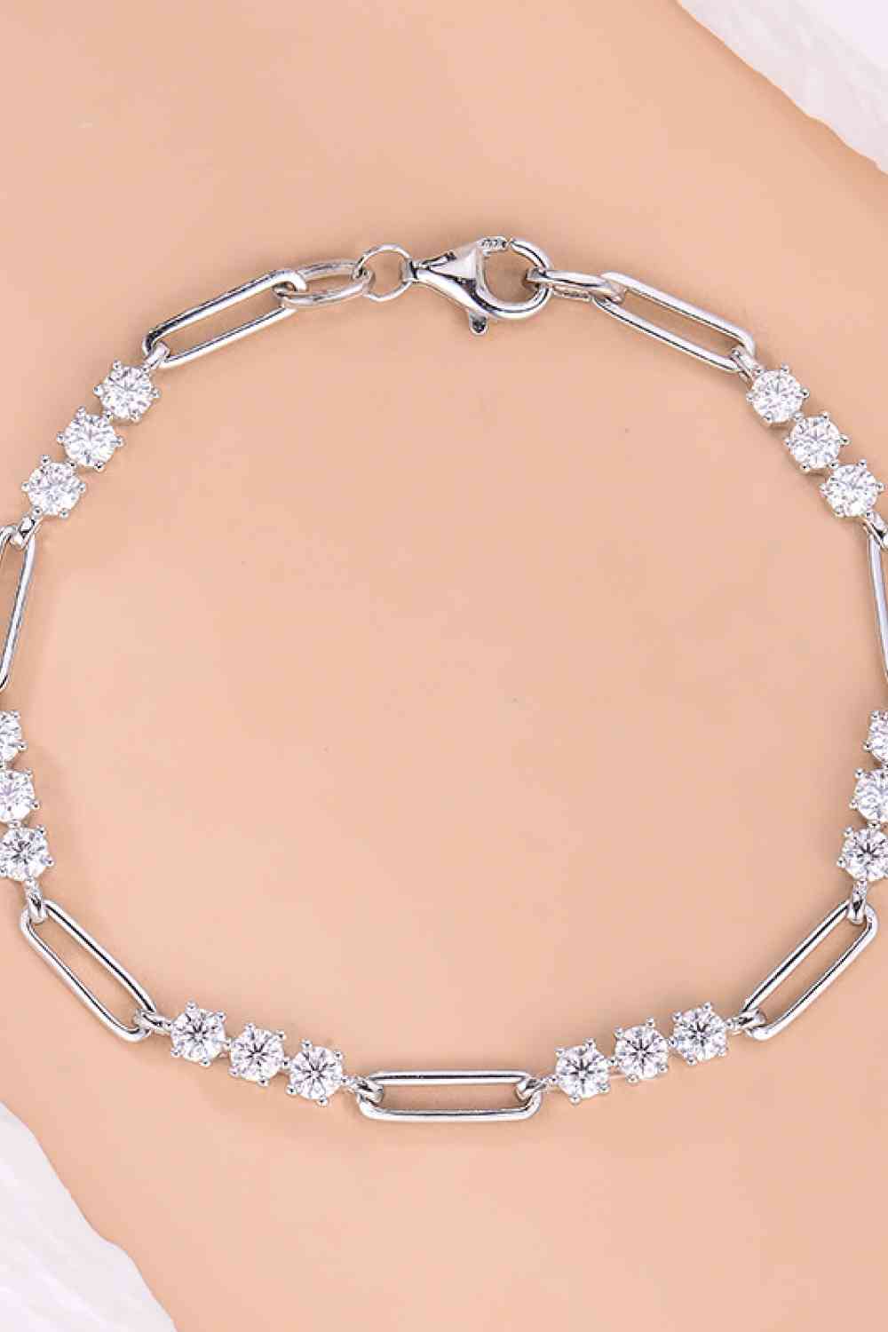 1.8 Carat Moissanite 925 Sterling Silver Bracelet - lolaluxeshop