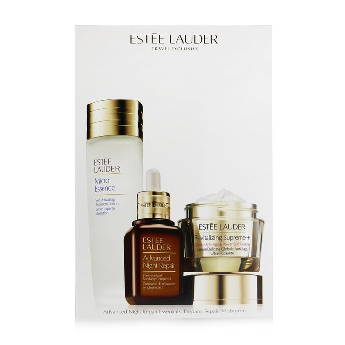 ESTEE LAUDER - Advanced Night Repair Essentials Set: Advanced Night Repair 50ml+ Micro Essence 150ml+ Revitalizing Supreme+ Crem - LOLA LUXE