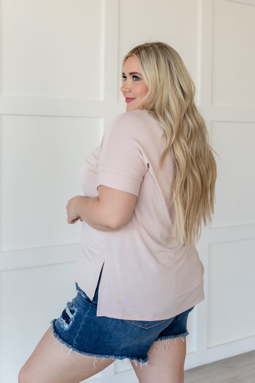 Splendid Cuffed Sleeve Tee - LOLA LUXE