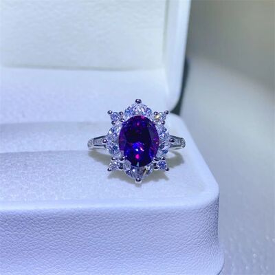 2 Carat Moissanite 925 Sterling Silver Ring - lolaluxeshop