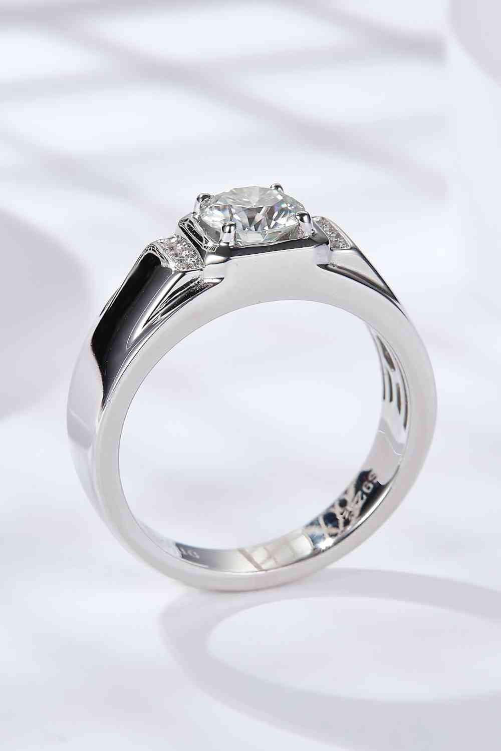 From The Heart 1 Carat Moissanite Ring - lolaluxeshop