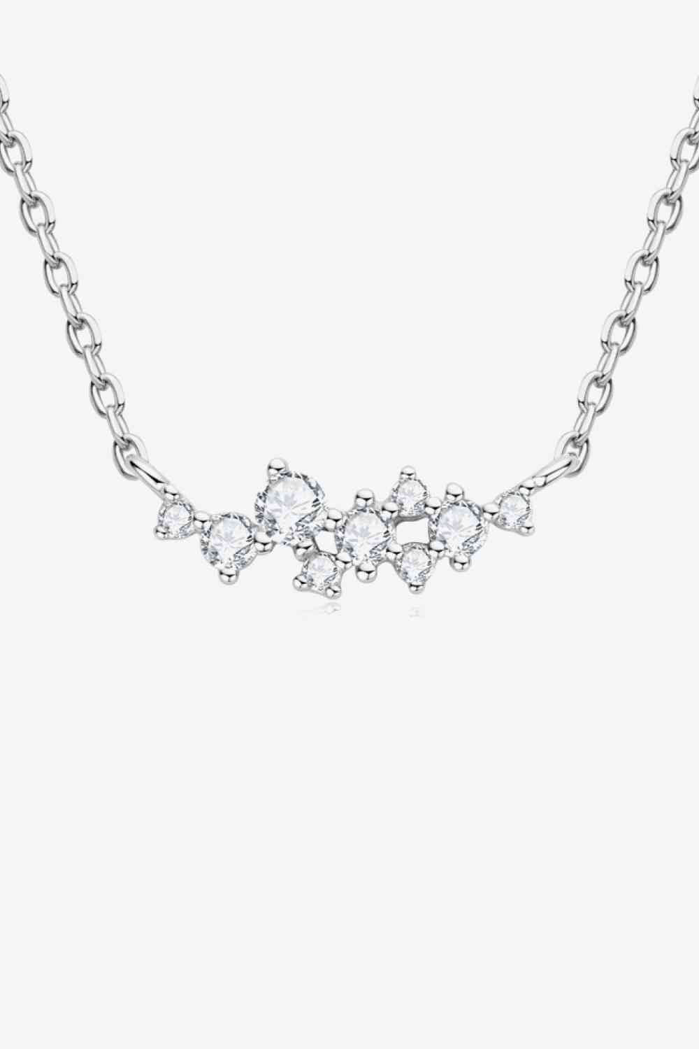 Adored Get A Move On Moissanite Pendant Chain Necklace - lolaluxeshop