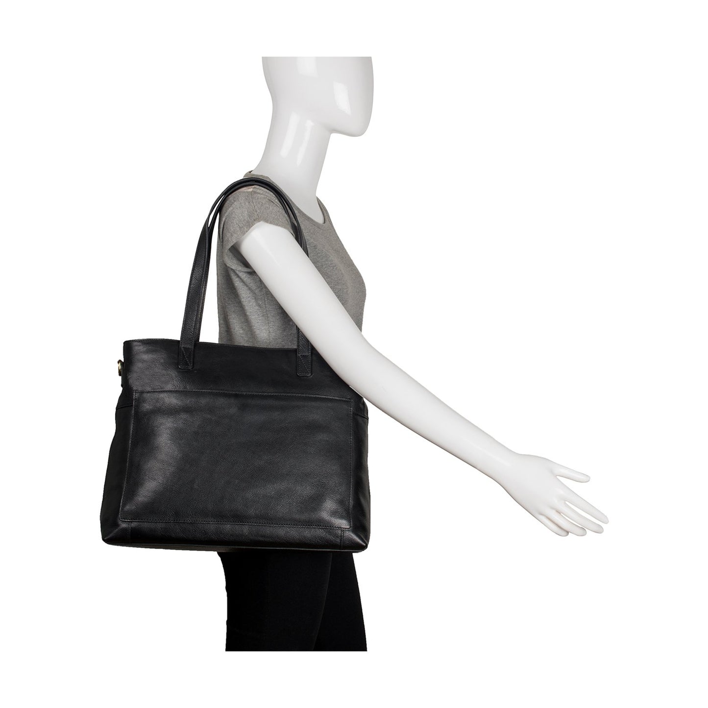 Sierra Leather Shoulder Bag With Sling Strap - LOLA LUXE