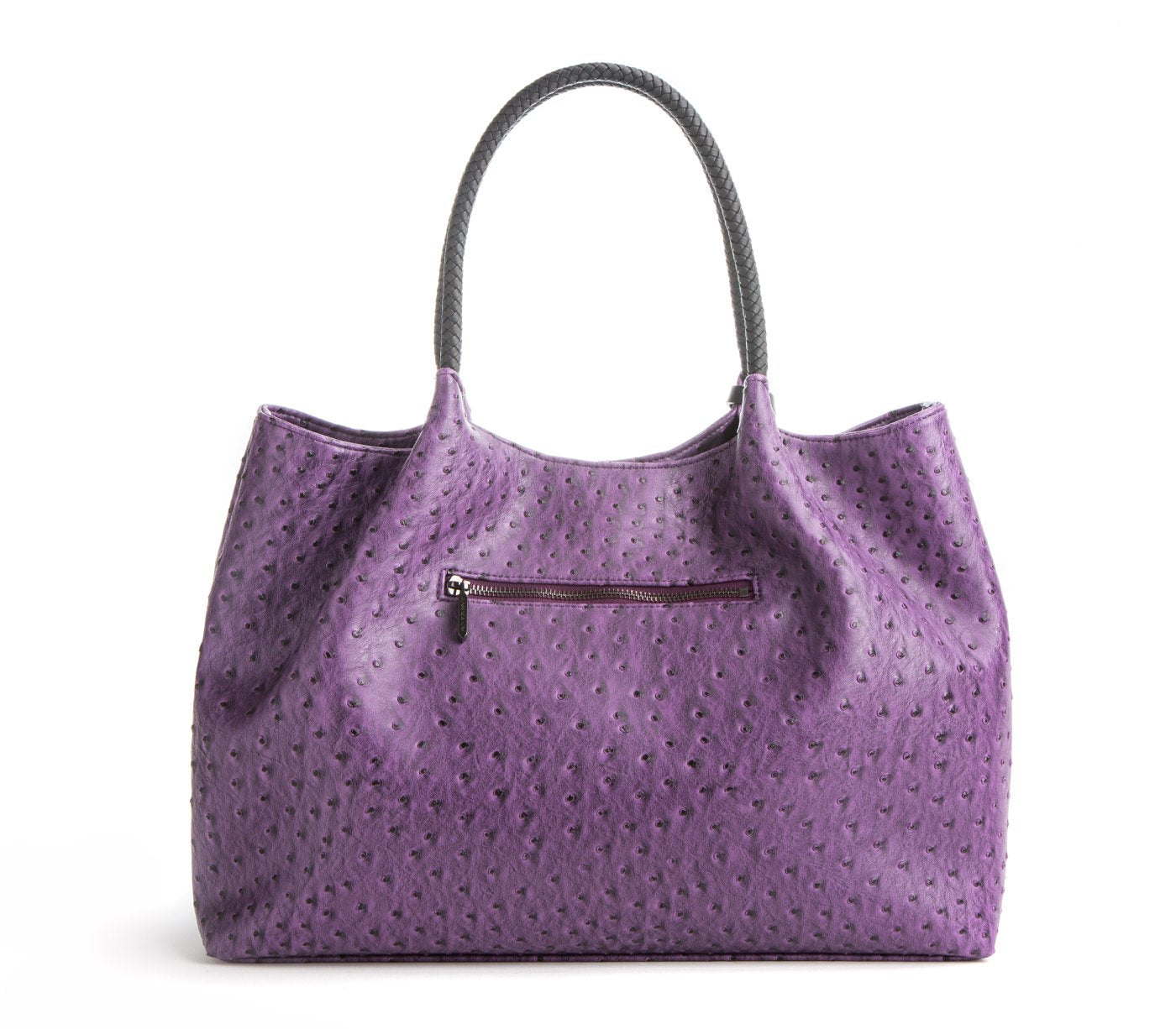 GUNAS NEW YORK Naomi - Purple Vegan Leather Tote Bag - LOLA LUXE