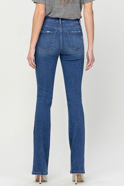 Vervet by Flying Monkey High Waist Bootcut Jeans - lolaluxeshop