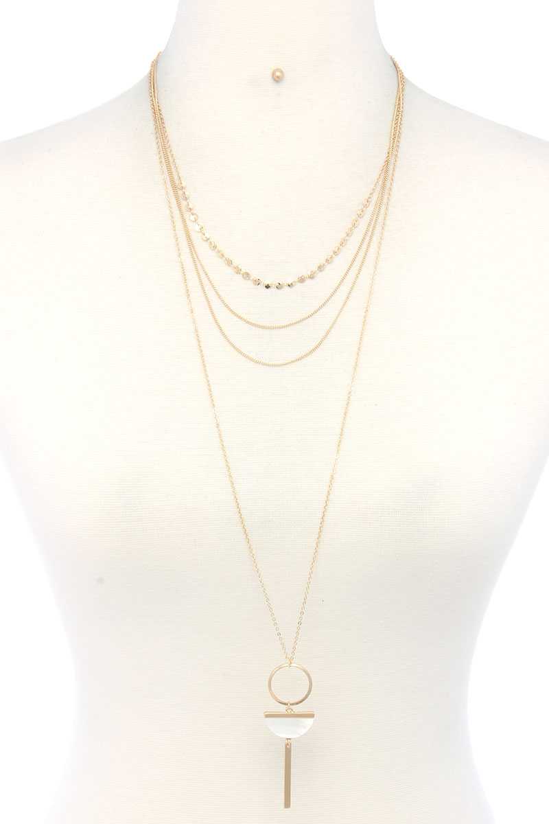 Metal Layered Necklace - lolaluxeshop