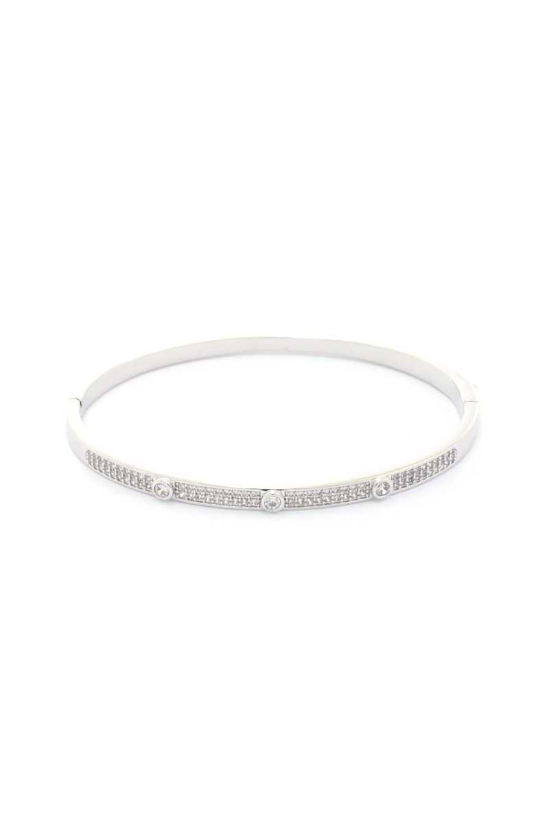 Cubic Zirconia Encrusted Bracelet - LOLA LUXE