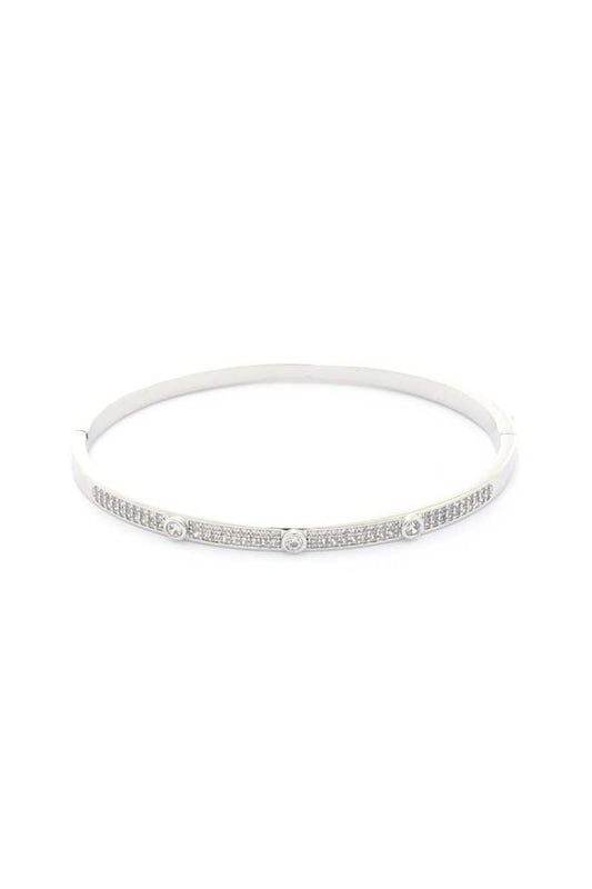 Cubic Zirconia Encrusted Bracelet - LOLA LUXE