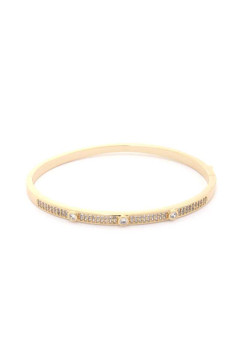 Cubic Zirconia Encrusted Bracelet - LOLA LUXE