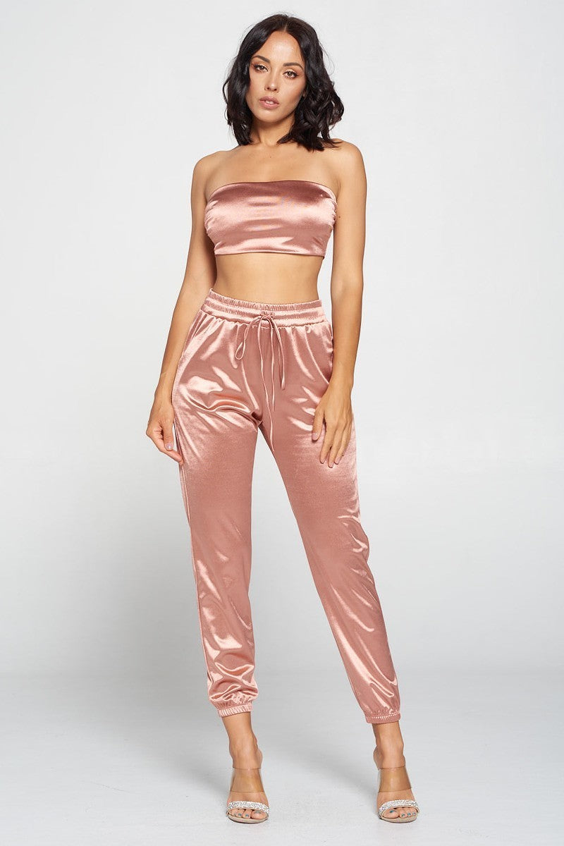 Tube Top Pant Set - LOLA LUXE