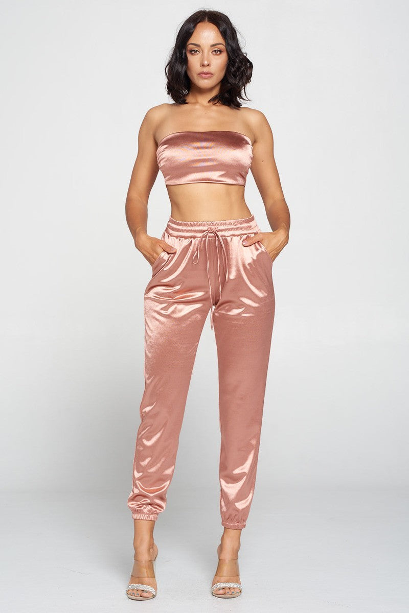 Tube Top Pant Set - LOLA LUXE