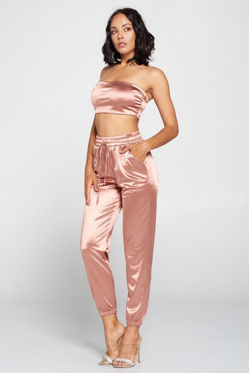 Tube Top Pant Set - LOLA LUXE