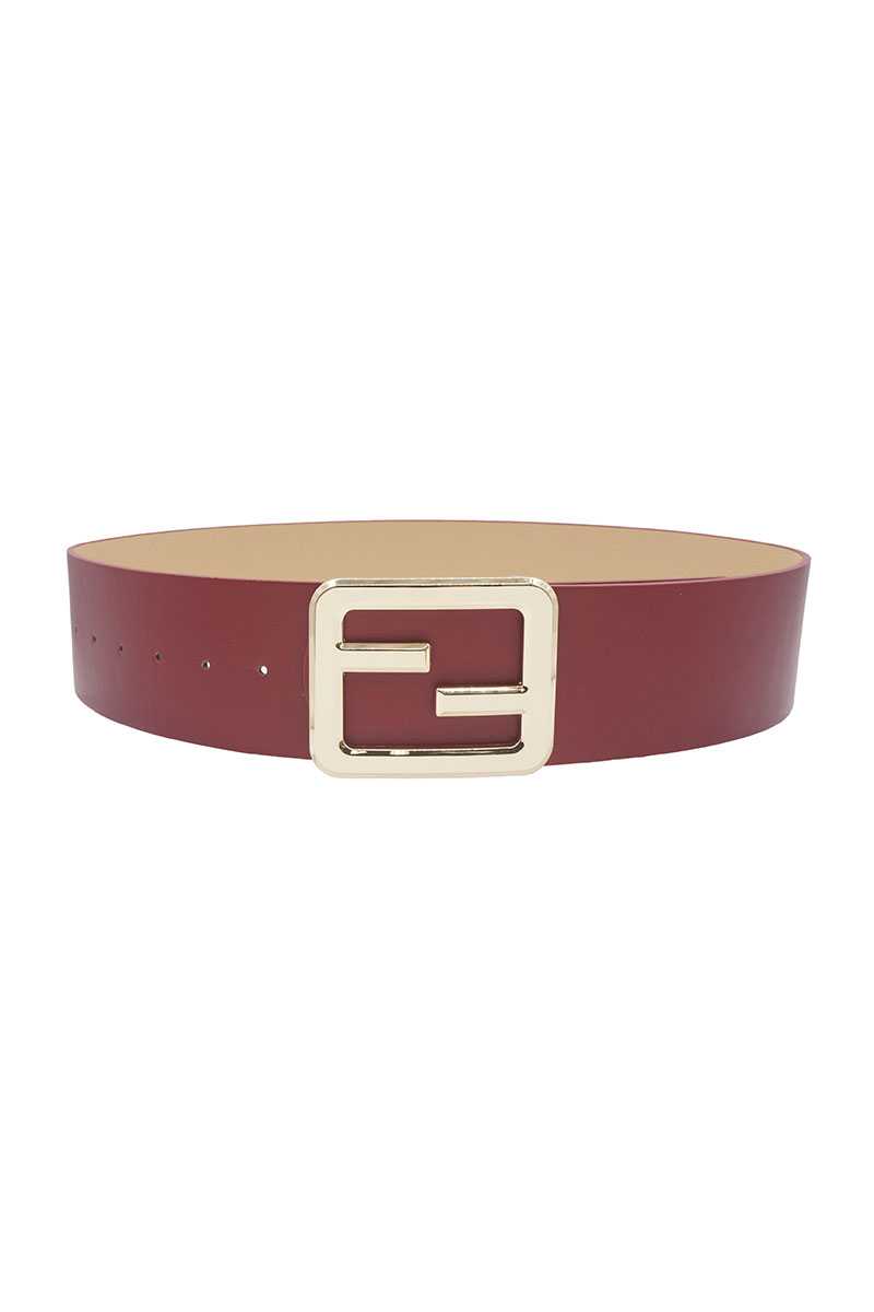 Mirrored Buckle Belt - LOLA LUXE