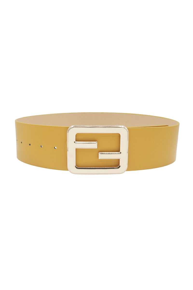 Mirrored Buckle Belt - LOLA LUXE