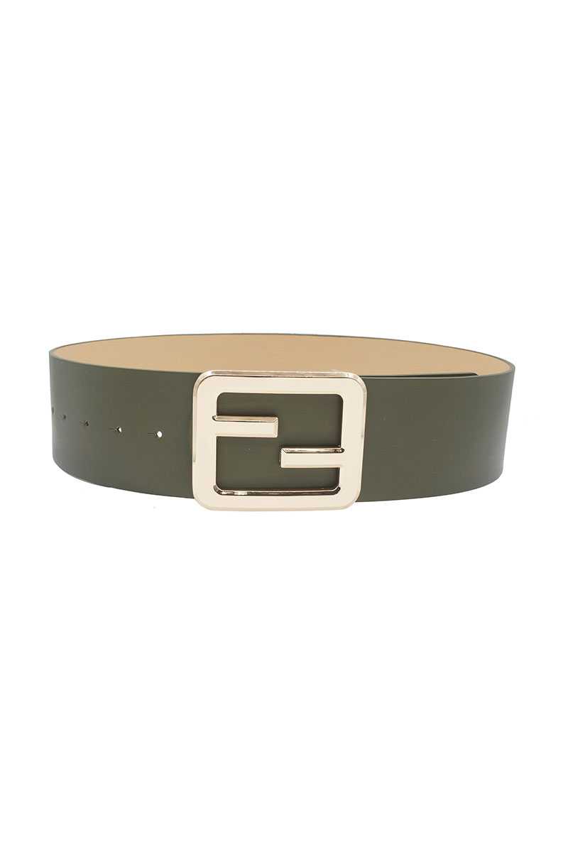 Mirrored Buckle Belt - LOLA LUXE