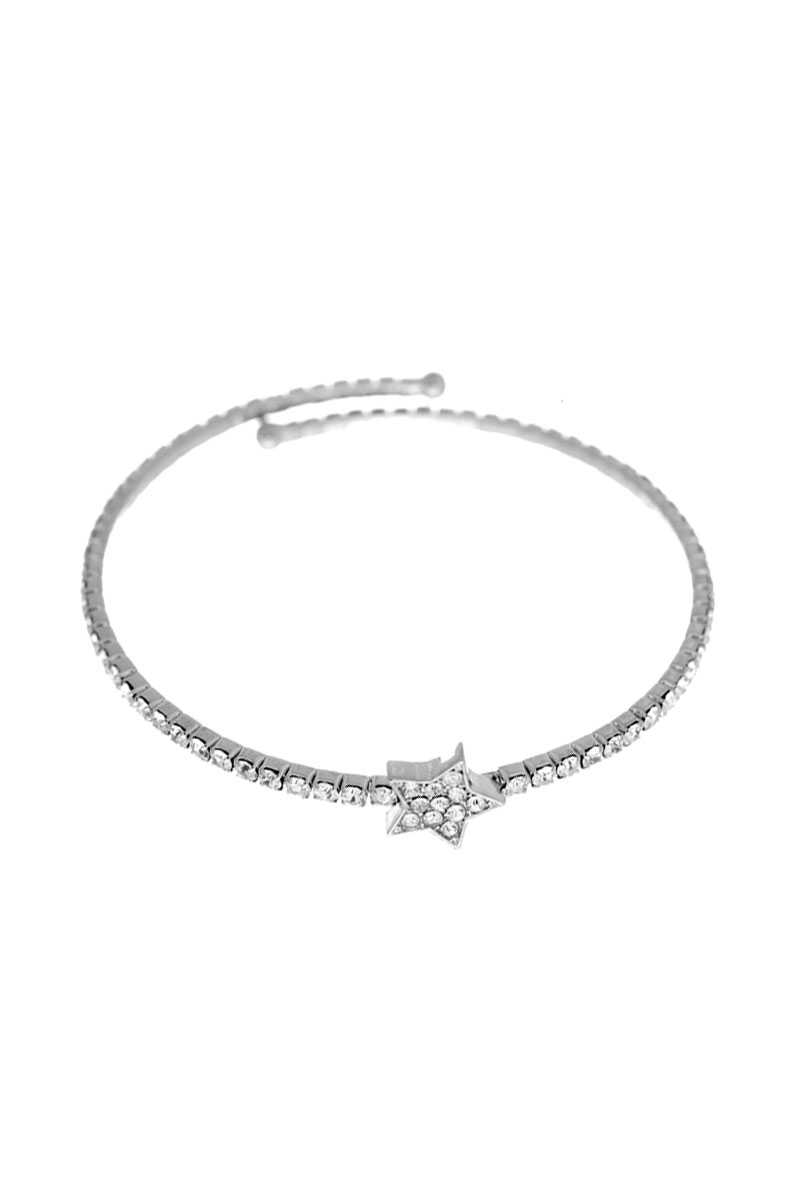 Cute Fashion Rhinestone Star Bracelet - LOLA LUXE