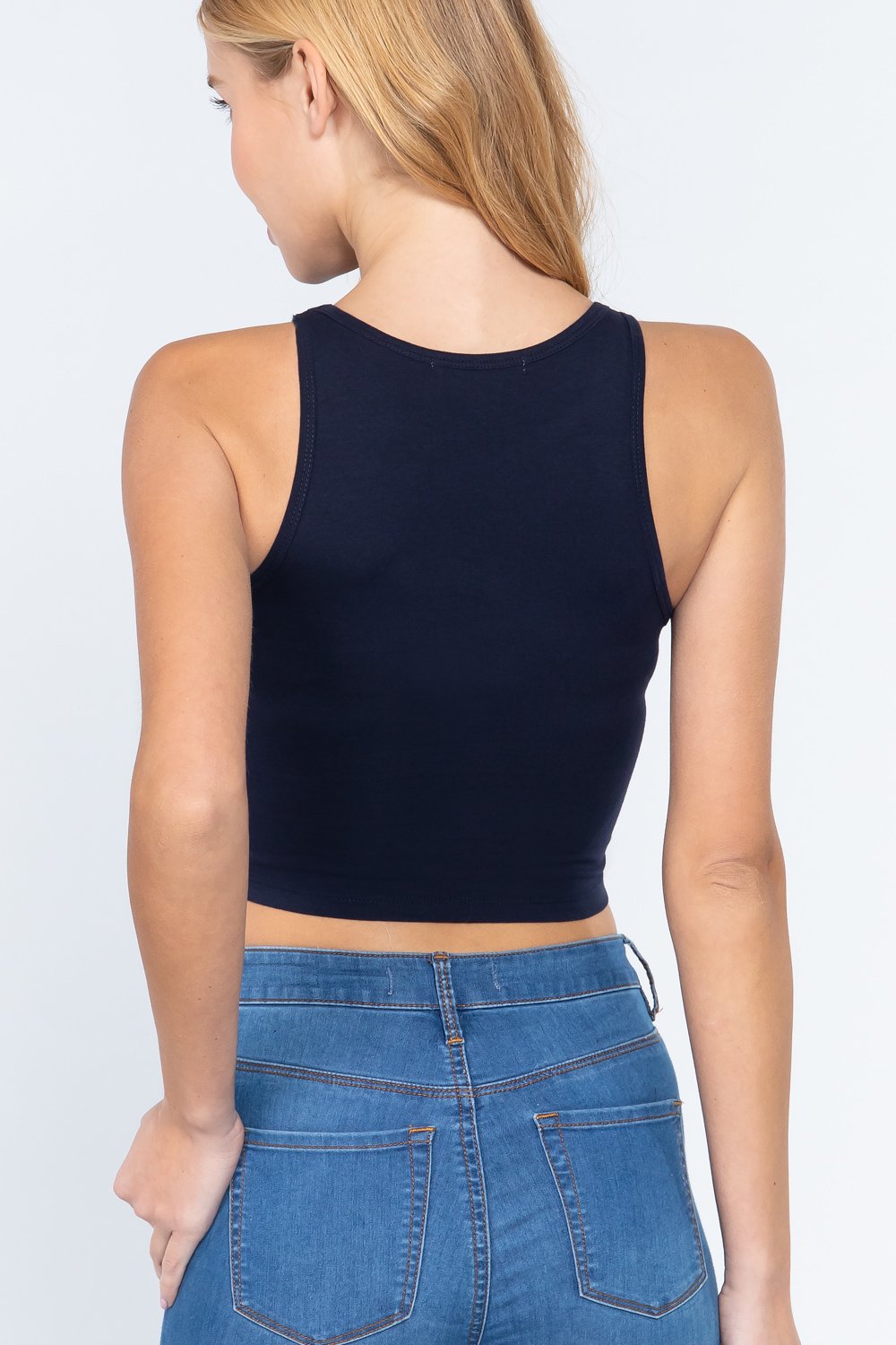 Halter Neck Crop Top - LOLA LUXE