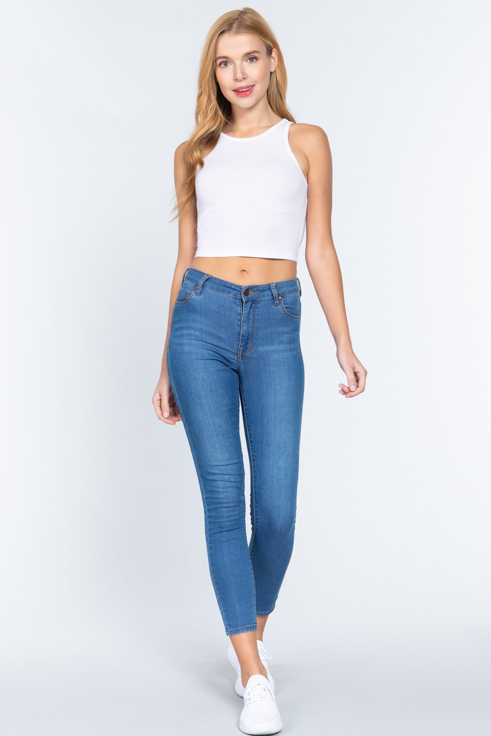 Halter Neck Crop Top - LOLA LUXE