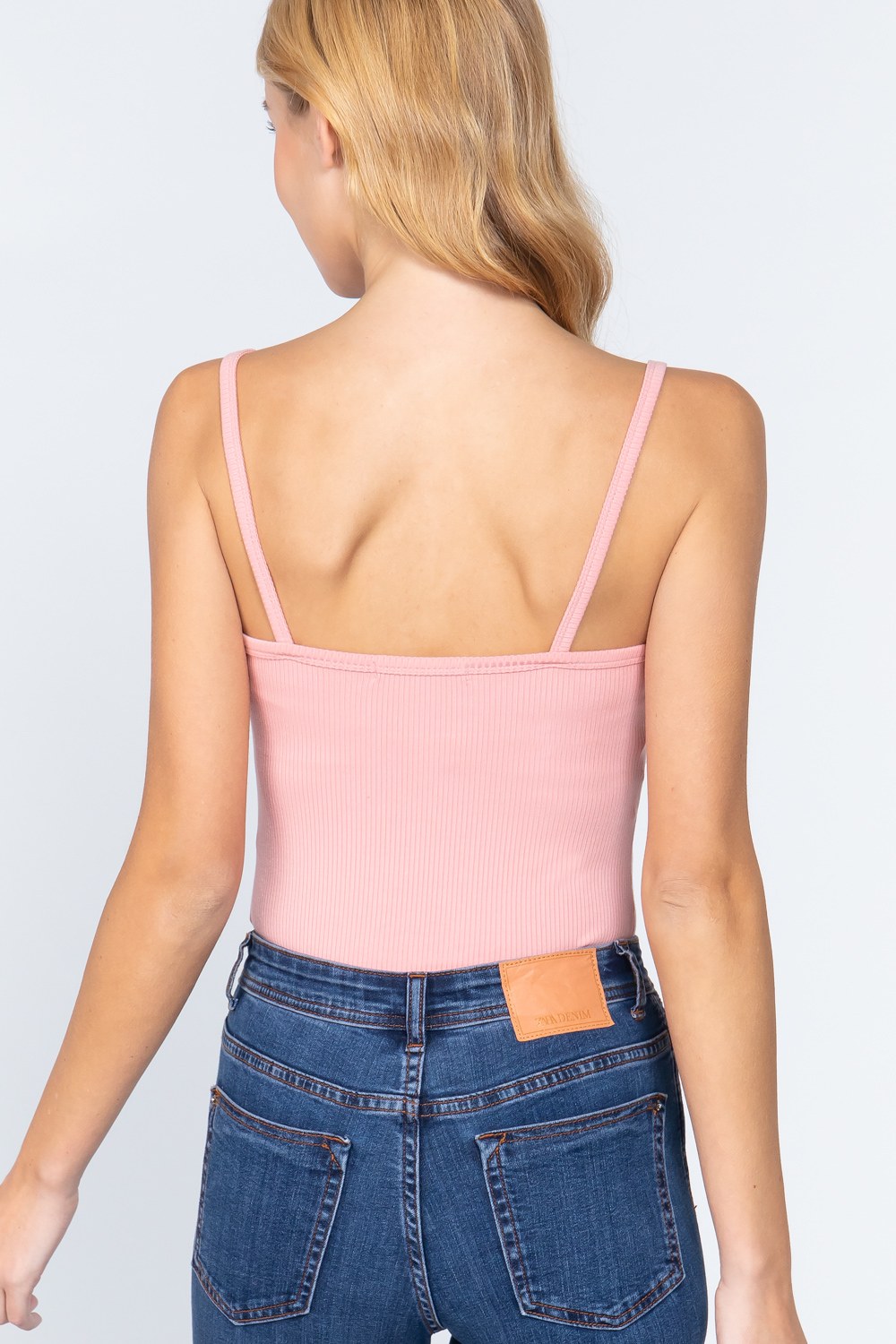 Heavy Rib Cami W/lace Bodysuit - LOLA LUXE