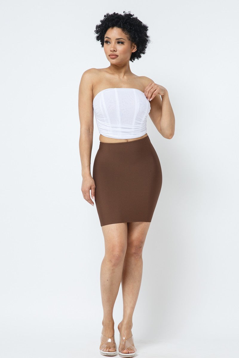 Bandage Mini Skirt - LOLA LUXE