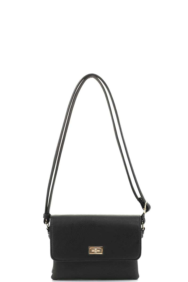 Smooth Colored Crossbody Bag - lolaluxeshop