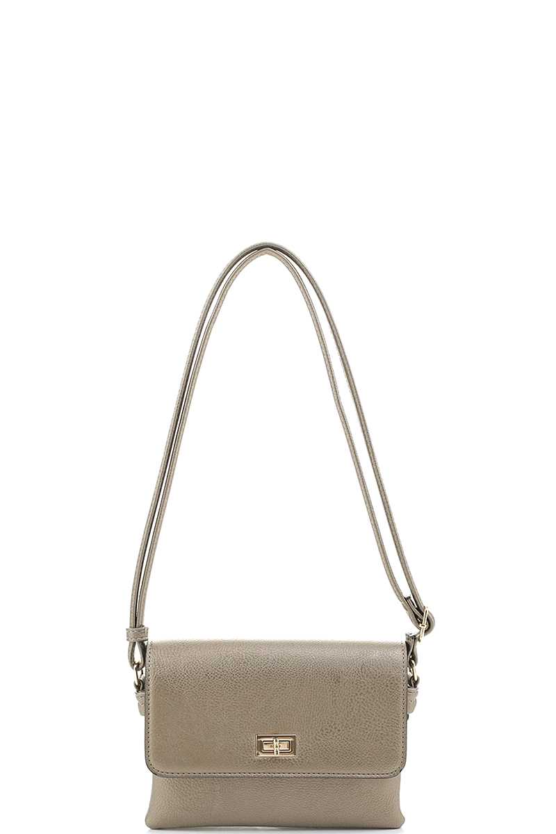 Smooth Colored Crossbody Bag - lolaluxeshop