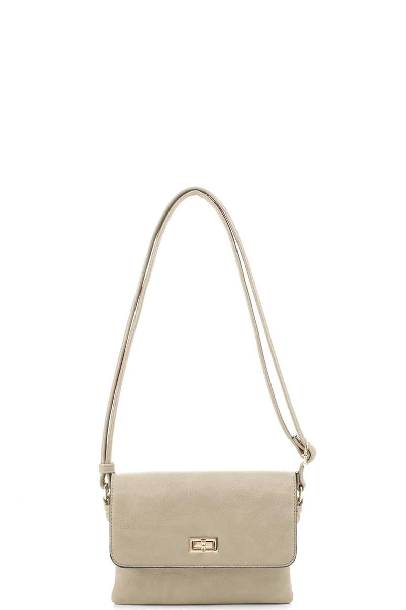 Smooth Colored Crossbody Bag - lolaluxeshop