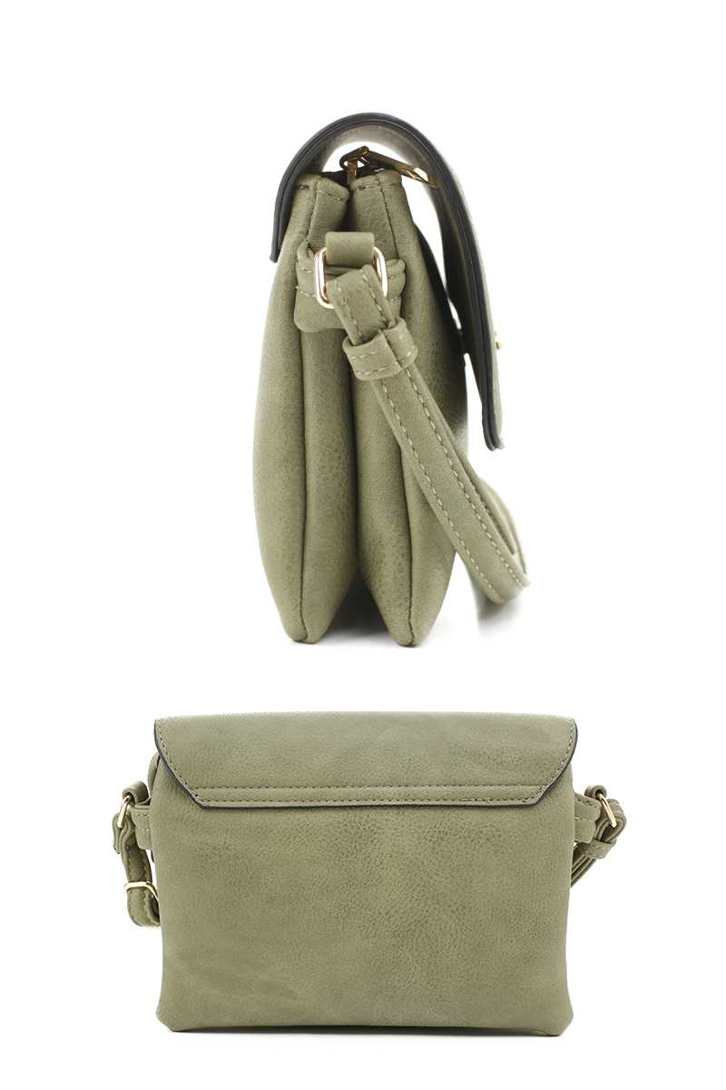 Smooth Colored Crossbody Bag - lolaluxeshop