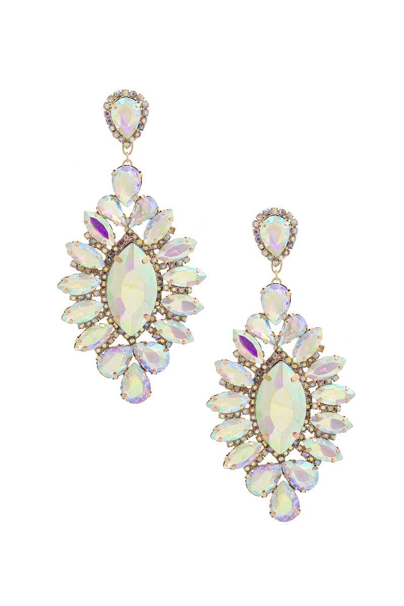 Marquise Rhinestone Dangle Earring - lolaluxeshop