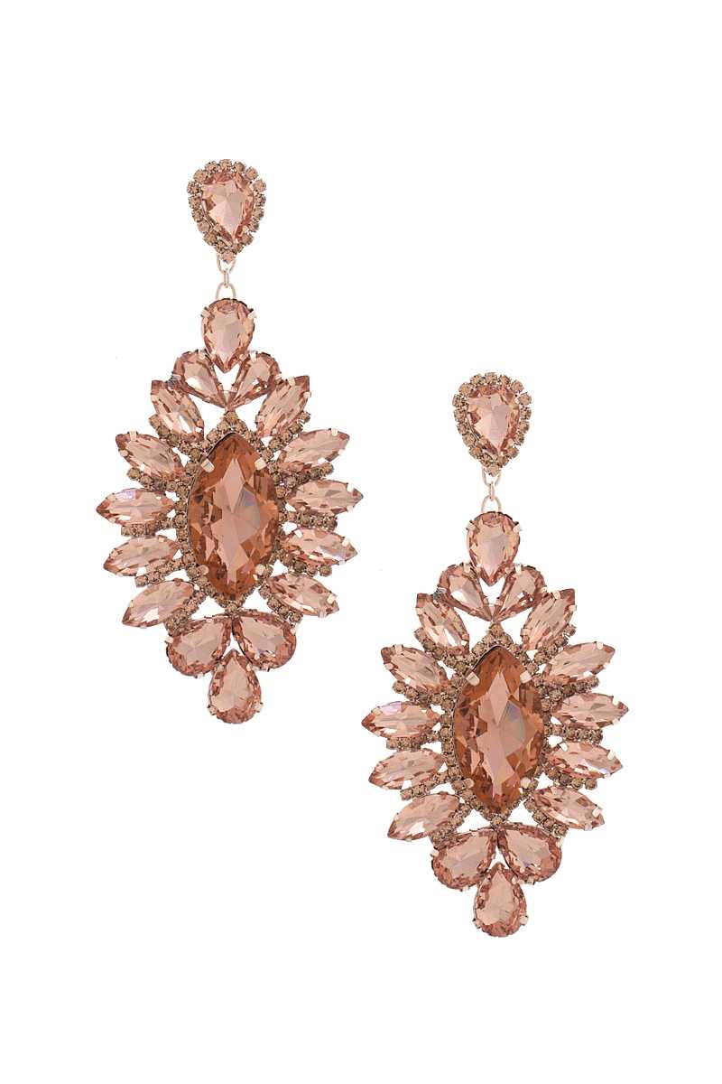 Marquise Rhinestone Dangle Earring - lolaluxeshop