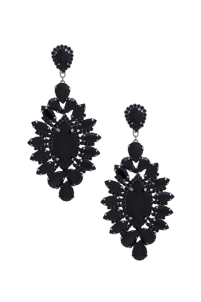 Marquise Rhinestone Dangle Earring - lolaluxeshop