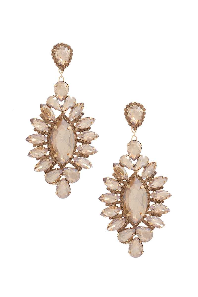 Marquise Rhinestone Dangle Earring - lolaluxeshop