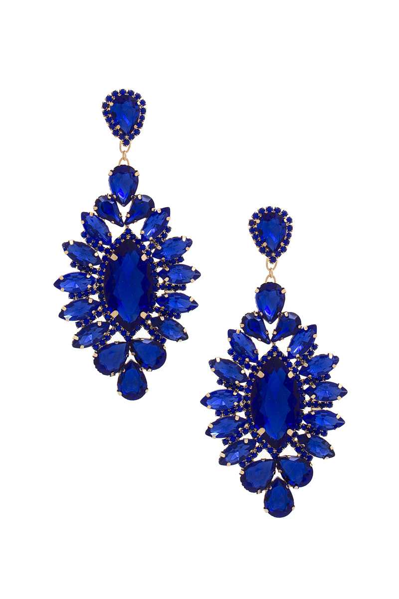 Marquise Rhinestone Dangle Earring - lolaluxeshop