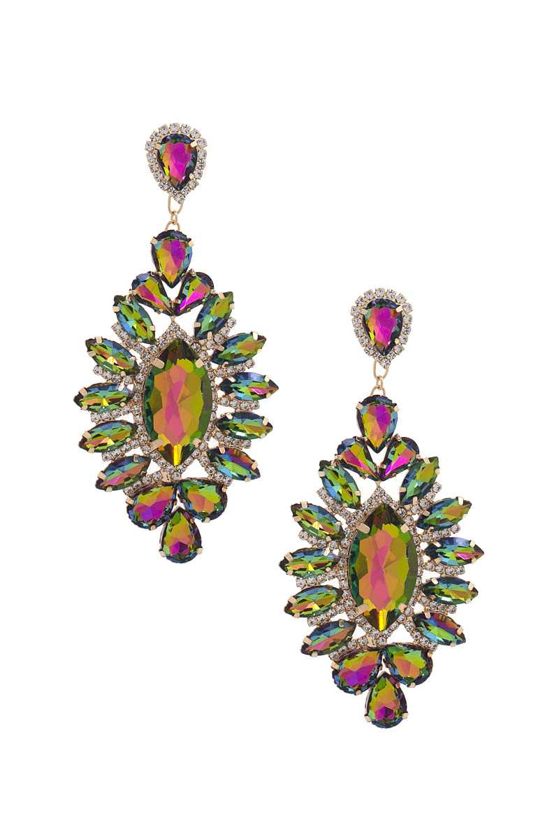 Marquise Rhinestone Dangle Earring - lolaluxeshop