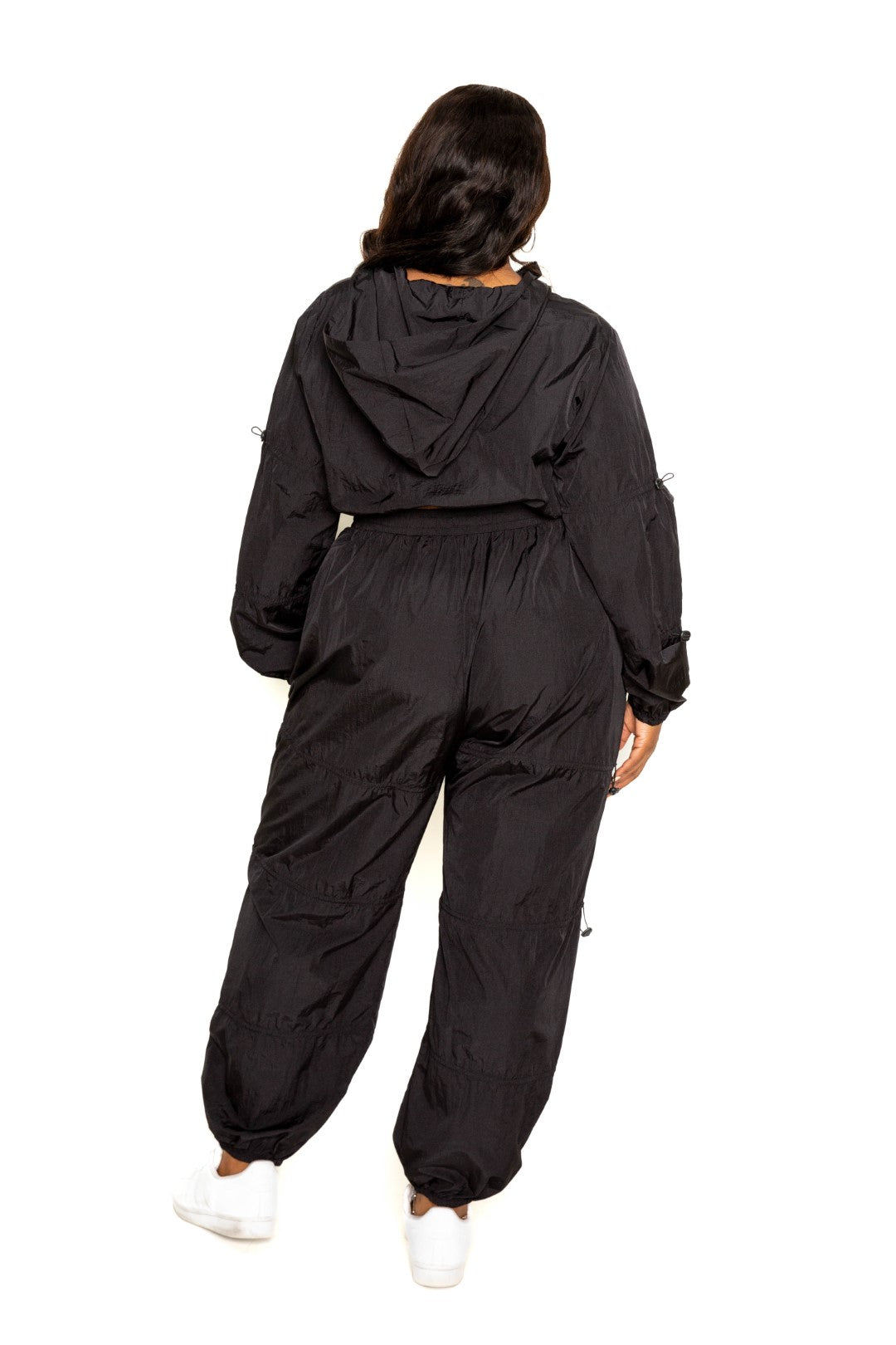 Active Zip Up Set With Cord Lock Detail - lolaluxeshop