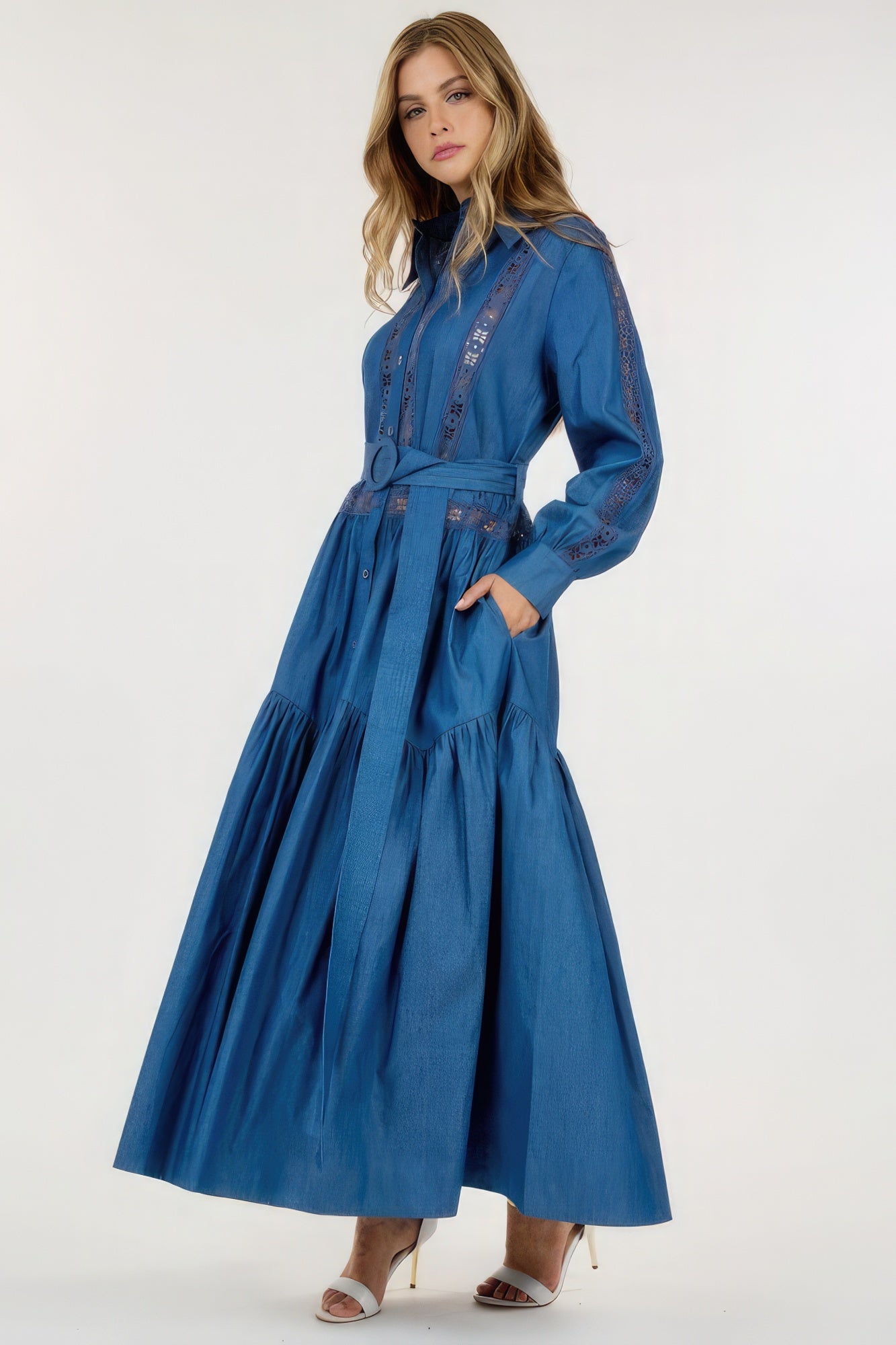 Long Sleeve Maxi Dress - lolaluxeshop